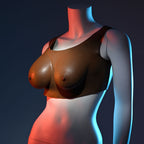 Gender X Undergarments Plate C Cup Dark Silicone Enhancements > Gender > Bodywear