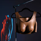 Gender X Undergarments Plate C Cup Dark Silicone Enhancements > Gender > Bodywear