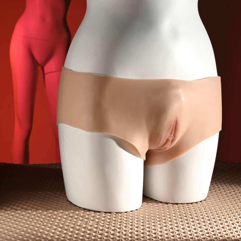 Gender X Undergarments Wearable Vagina Briefs Light Comfort and Play Bodyforms