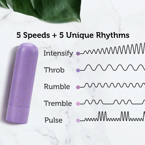 Gaia Eco Rechargeable Bullet Lilac USB Rechargeable Vibrator BULLETS