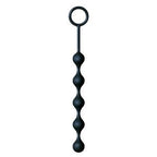 S Drops Silicone Anal Beads - 28cm Extra Long Anal Beads Black > Anal Range > Anal Beads