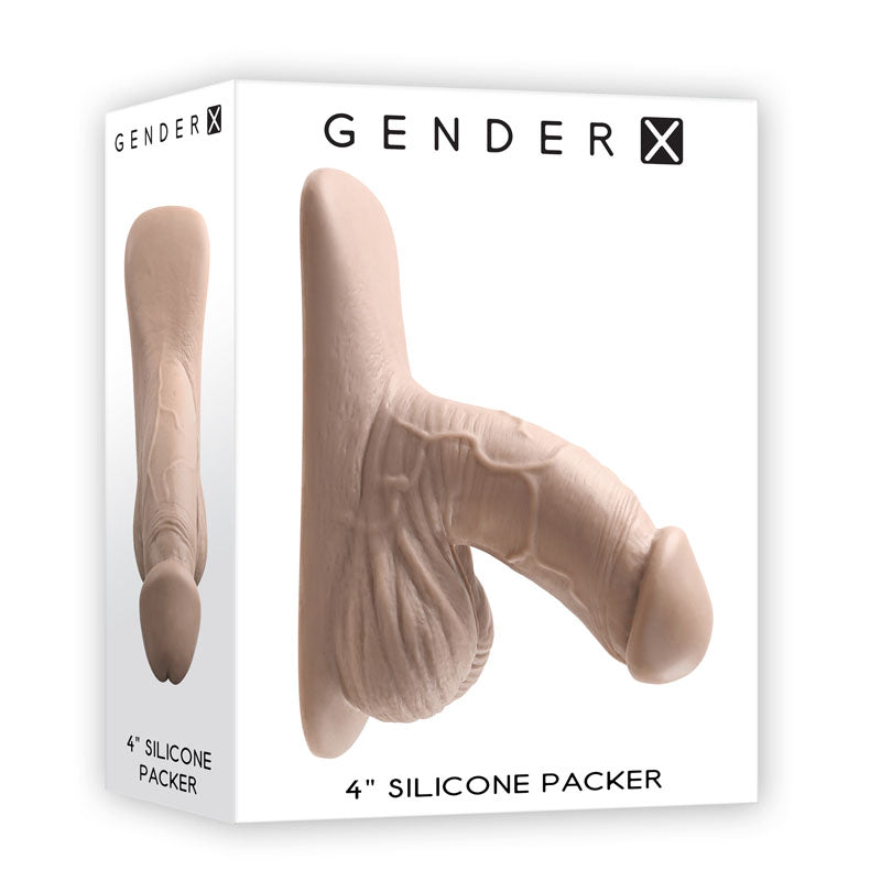 Gender X 4'' SILICONE PACKER LIGHT Flesh Packers