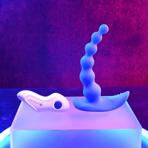 Gender X Beaded Pleasure - 11.4 cm Vibrating Anal Beads > Anal Range > Anal Beads