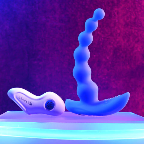 Gender X Beaded Pleasure - 11.4 cm Vibrating Anal Beads > Anal Range > Anal Beads