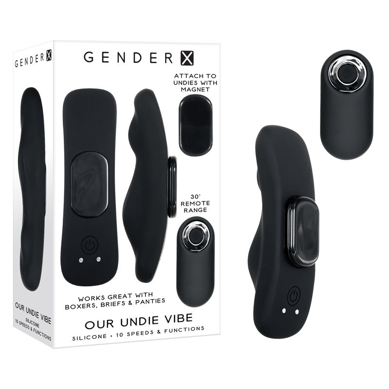 Gender X OUR UNDIE VIBE - Panty Vibe 9.6cm Black Panty Vibrators