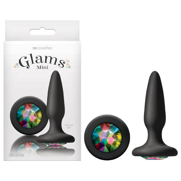 Glams Mini 8.4 cm Butt Plug with Sparkling Gem > Anal Range > Jewel Butt Plugs Main image