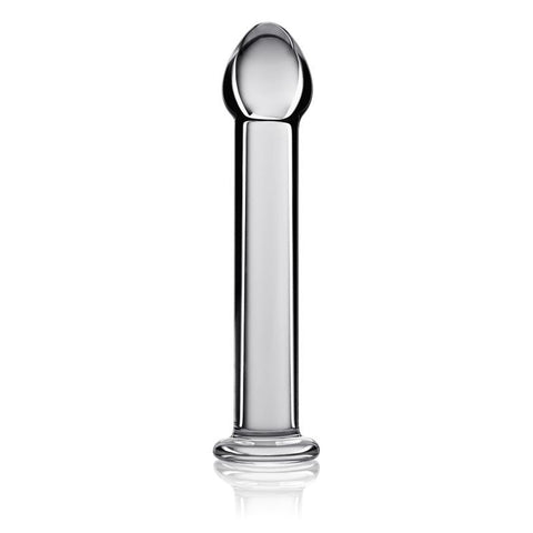 Glass Romance 1 Clear 7in Luxury Glass Dildo 7 Inches DONGS Glass