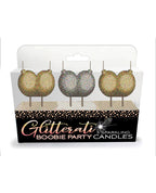 Glitterati Boobie Candle Set Novelty Candles Set of 3 > Candles > Novelty