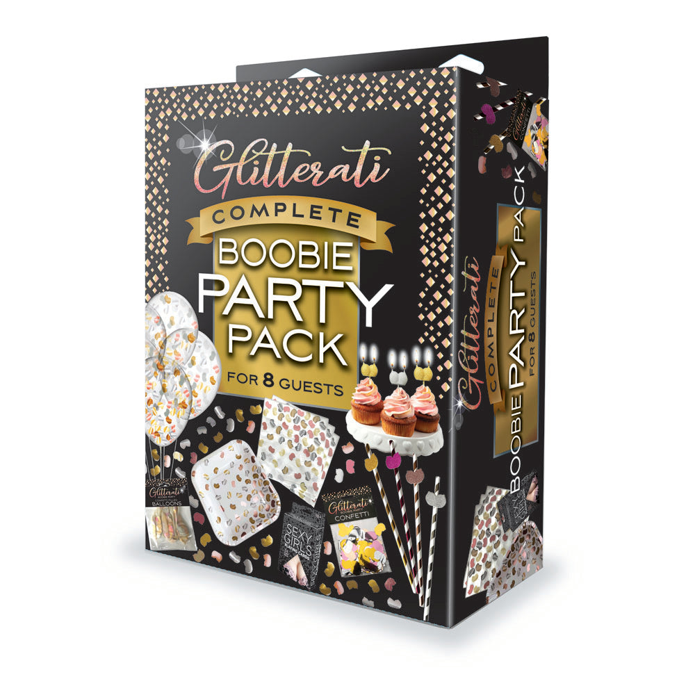 Glitterati Complete Boobie Party Pack – Party Supplies Set for 8 People > Novelties > Party Supplies