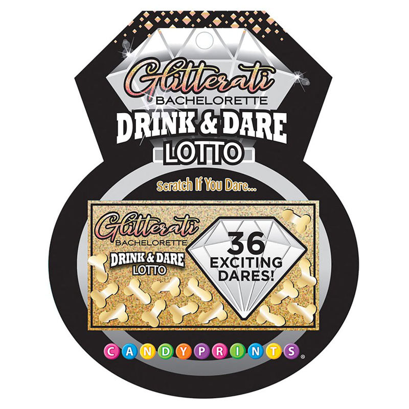 Glitterati Drink And Dare Lotto Game For Hens Party Fun Default Title Party Supplies