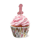 Glitterati Penis Party Cupcake Set of 24 > Novelties > Party Supplies
