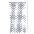 Glitterati Penis Party Disco Metallic Curtains – Silver 0.9 x 2.1 Meters Party Backdrop > Novelties > Party Supplies