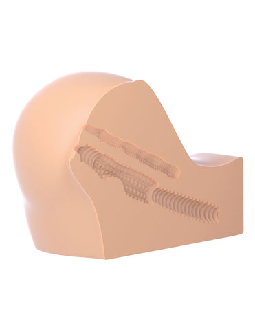 Pipedream Extreme Toyz Petit Fantasy Butt Doggy-Style Mini Masturbator Beige Assturbators