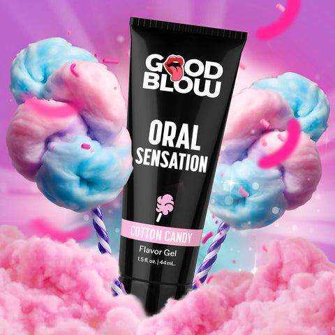 Good Blow Oral Sensation Gel Cotton Candy Flavor 44 ml Tube Oral Gels & Sprays