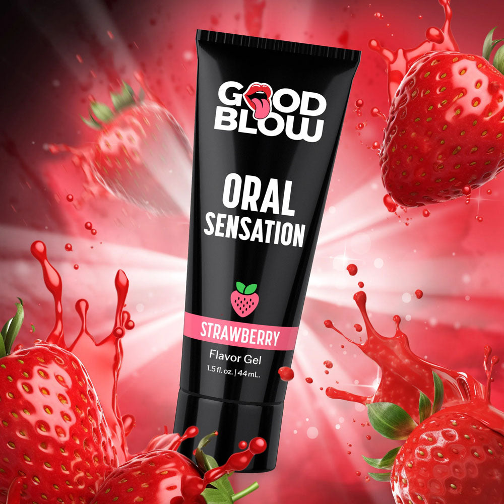 Good Blow Oral Sensation Gel Strawberry Flavored 44ml Tube Secondary image