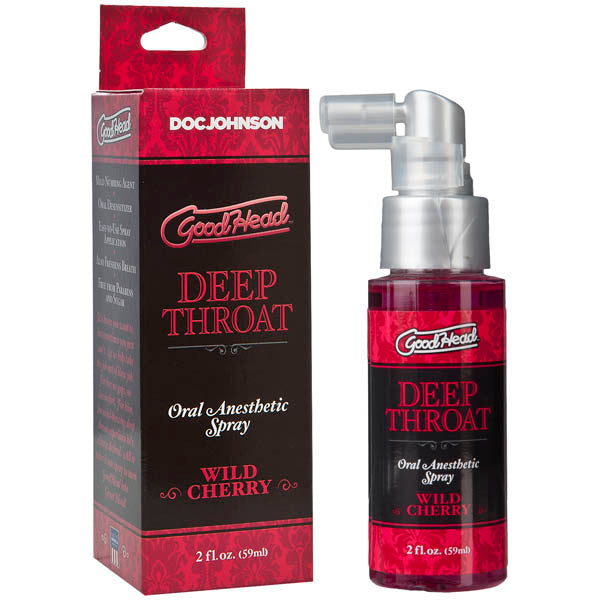 GoodHead Deep Throat Spray 59ml - Wild Cherry > Lube > Oral Gels & Sprays Main image