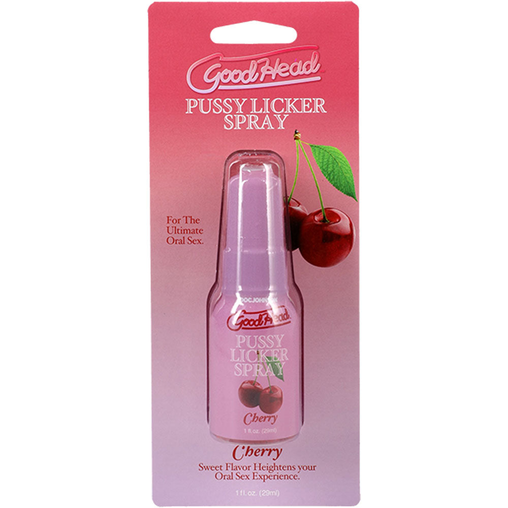 GoodHead Pussy Licker Spray Cherry 29ml - Lickable Flavor > Lube > Oral Gels & Sprays Main image