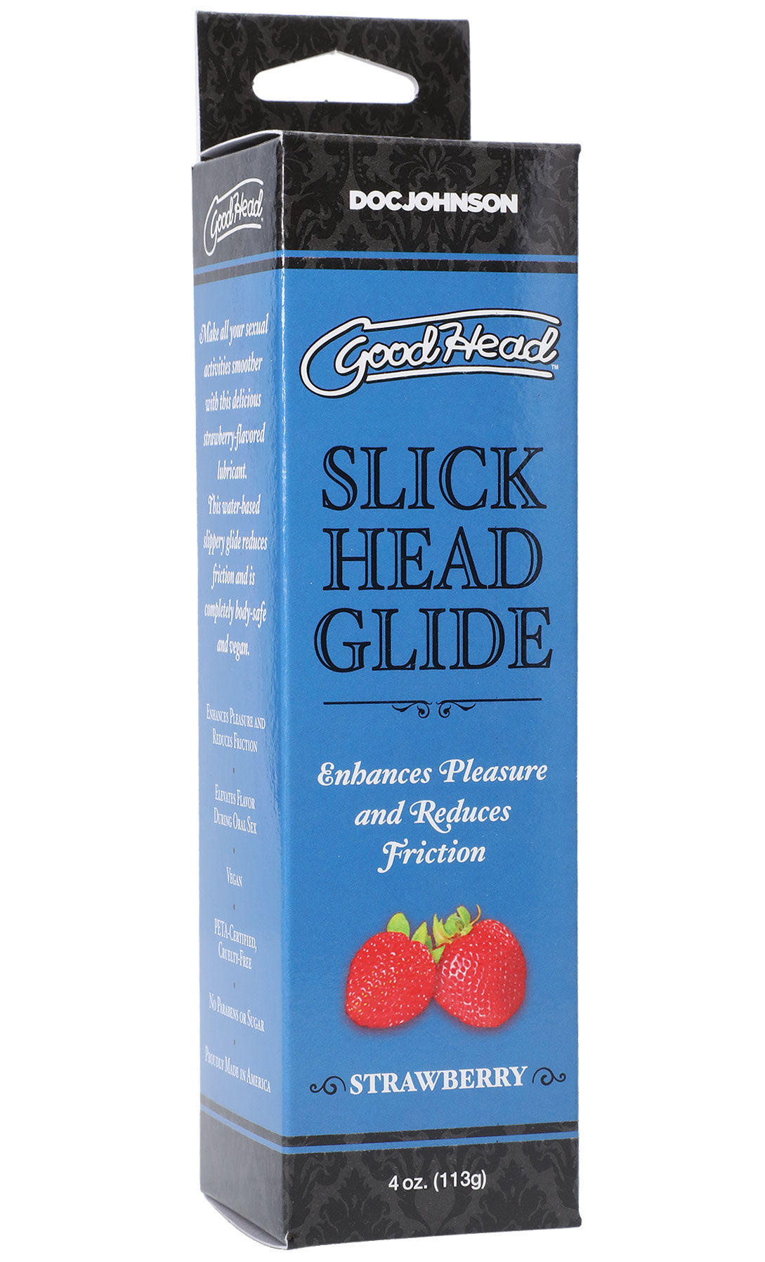 Slick Head Glide – Water-Based Strawberry-Flavored Personal Lubricant 4 Oz > Lube > Flavoured Main image