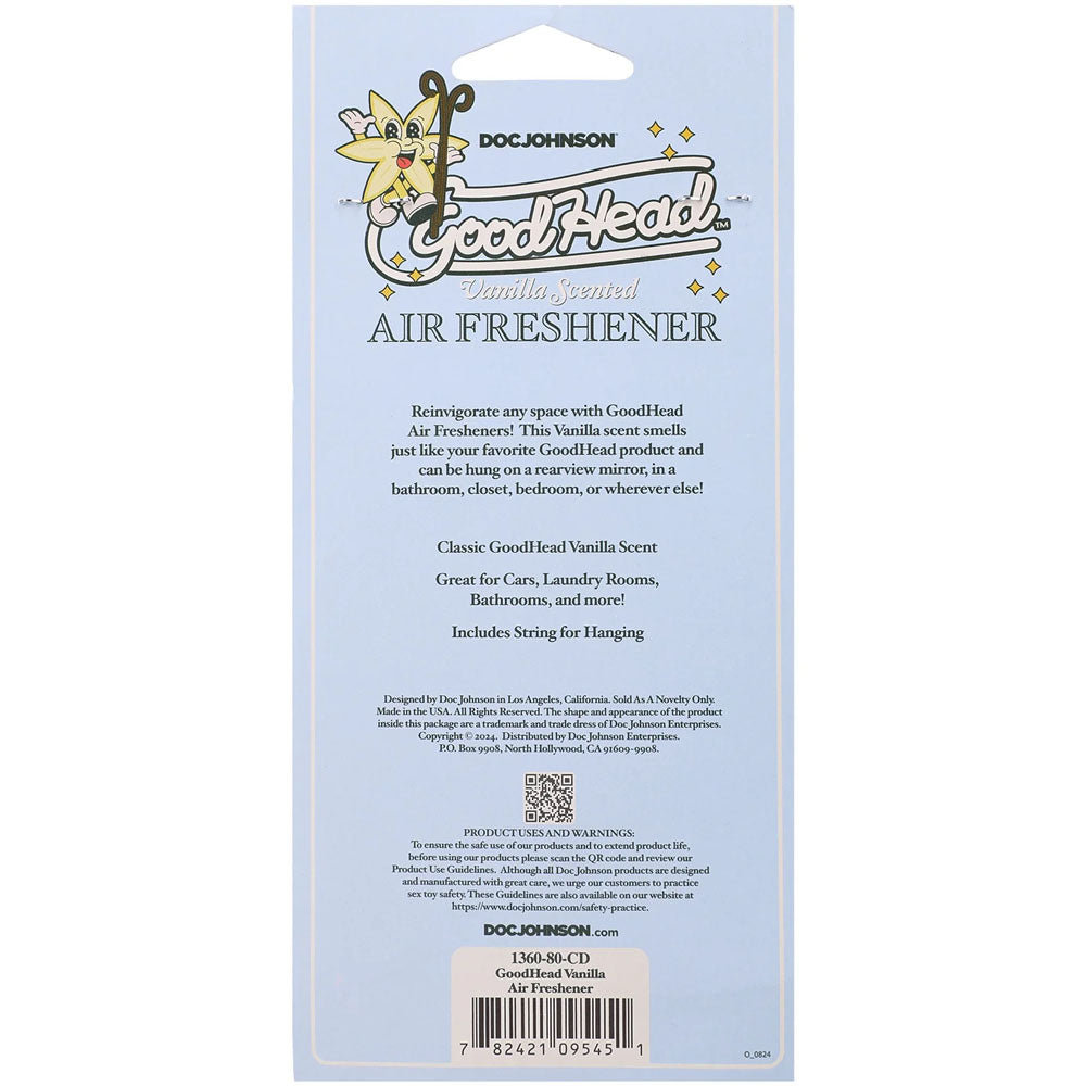 Goodhead Vanilla Scented Air Freshener Secondary image