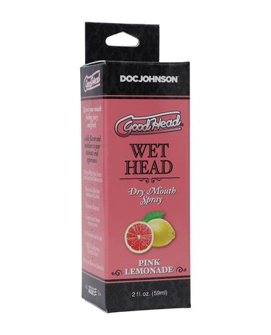 Goodhead Wet Head Dry Mouth Spray Pink Lemonade 2 Fl Oz (59ml) > Lube > Oral Gels & Sprays
