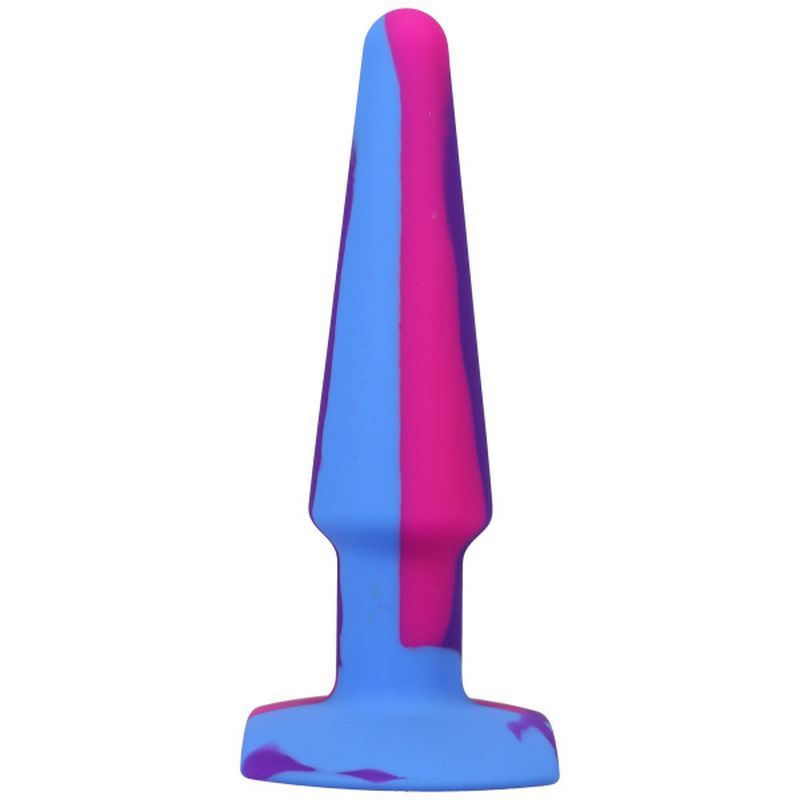 Groovy Silicone Anal Plug 5 Inch Berry Secondary image