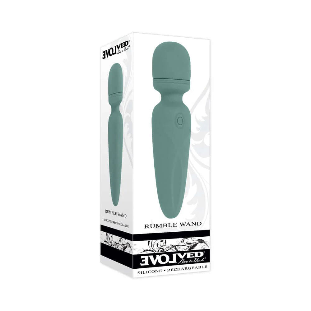 Evolved Rumble Wand Olive Green Mini Massager Green > Sex Toys > Mini Massagers