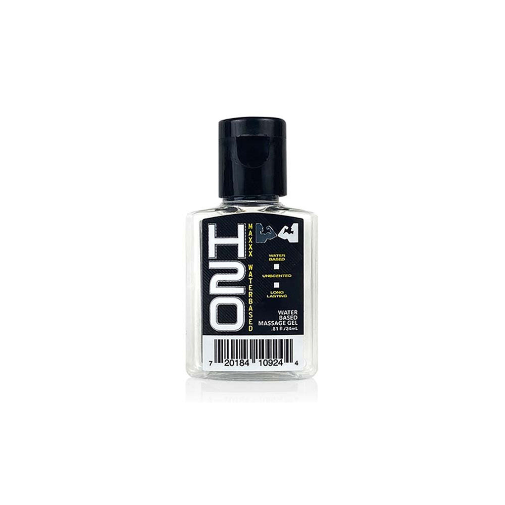 H2O Maxxx Lubricant Gel Travel Size 24ml Water-Based Sexual Wellness Product Water Based Lube