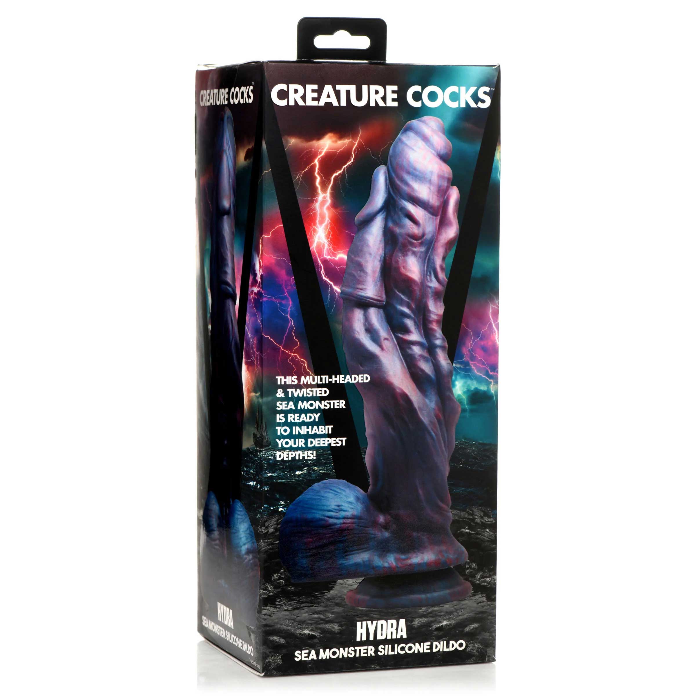 Creature Cocks Hydra (Dark Blue and Red) – 26.9 cm Silicone Dildo > Dildos > Fantasy