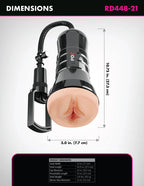 PDX Wet Pussies Super Sucker XXL – Suction Pump Vagina Stroker > Sex Toys For Men > Masturbators > Manual