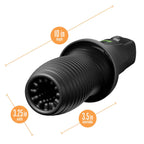 M For Men 3rd Base Oral Stroker Black Ergonomic Handle > Sex Toys For Men > Masturbators > Vibrating