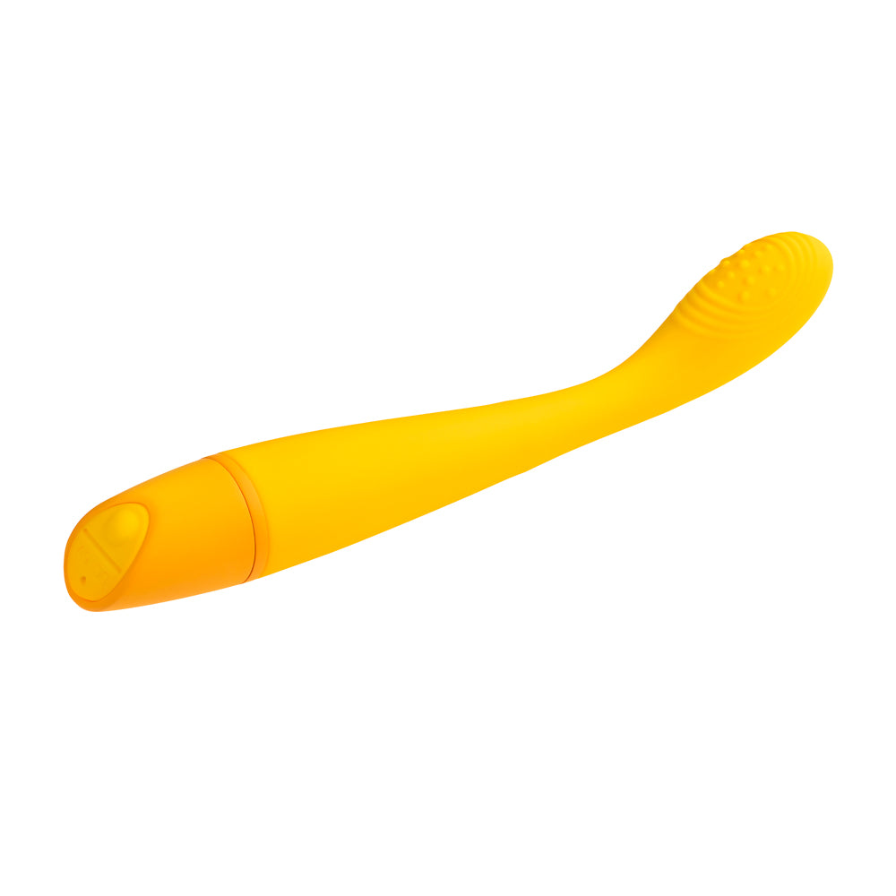 Selopa LEMON SQUEEZE Slim Vibe 18.4cm Waterproof Toy Yellow > Sex Toys For Ladies > G-Spot Vibrators