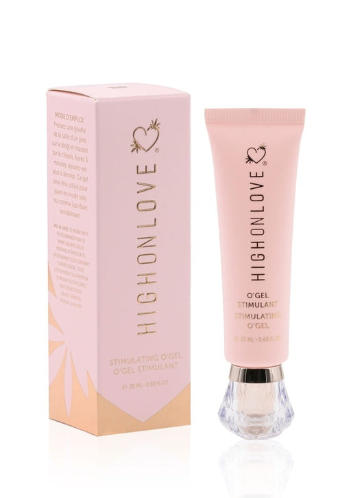 HighOnLove Mini Stimulating O' Gel 20ml Pink Tube with Gold and Clear Cap Default Title Massage Oil