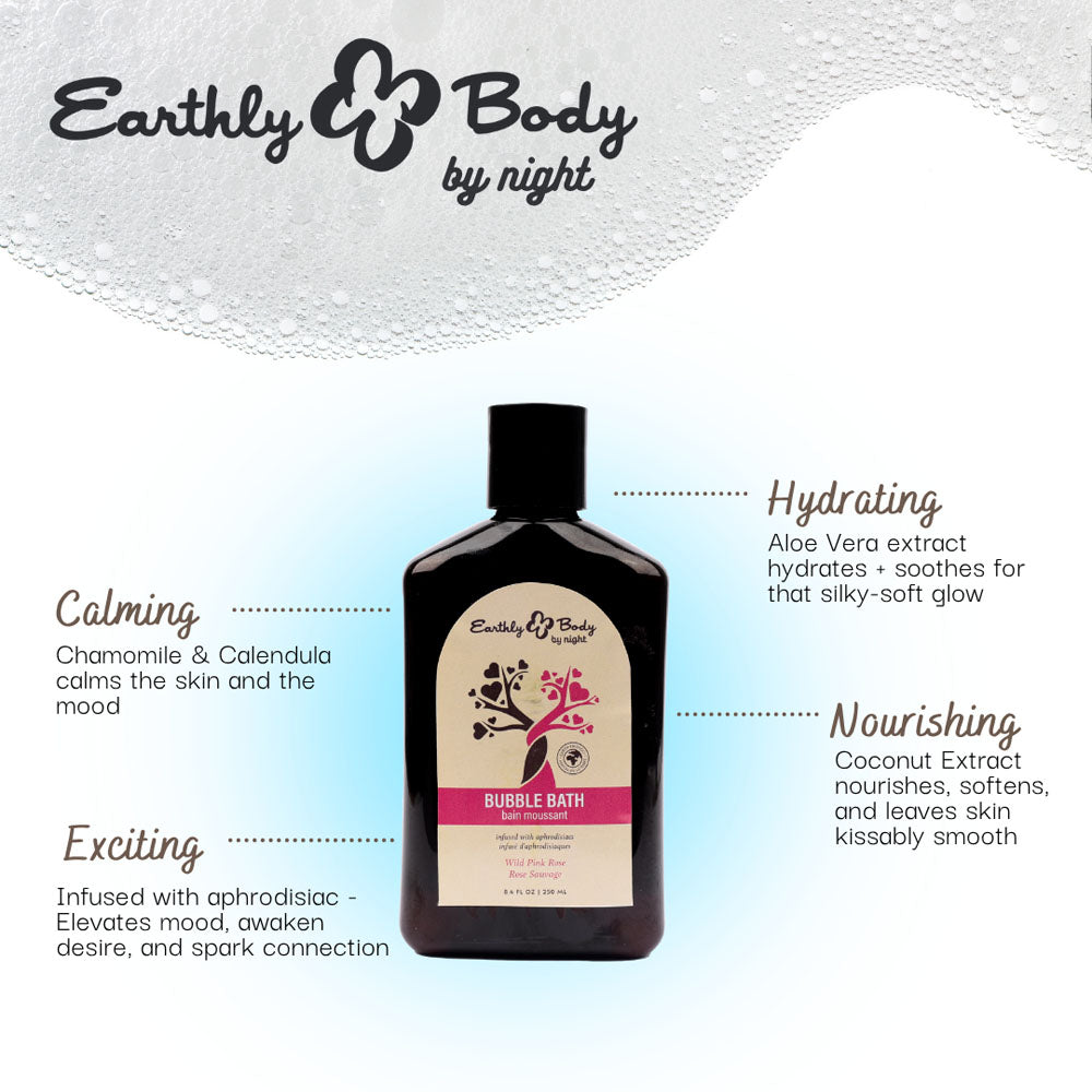 EB Hemp Seed Wild Pink Rose – Scented Bubble Bath 250 ml > Essentials > Bath & Body