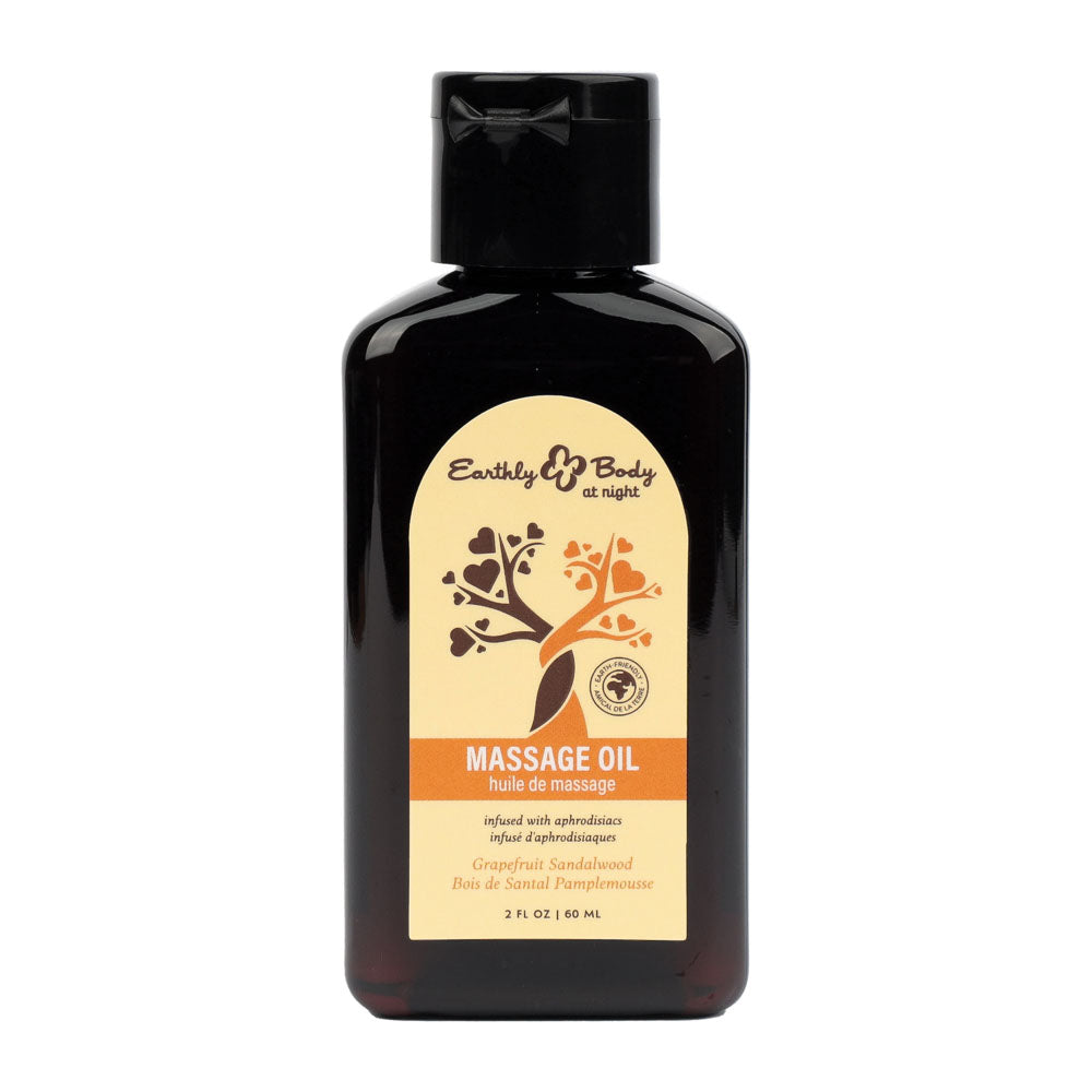EB Hemp Seed Grapefruit Sandalwood Scented Massage Oil (60 ml) – Aromatic Massage Oil Default Title > Essentials > Massage Oil