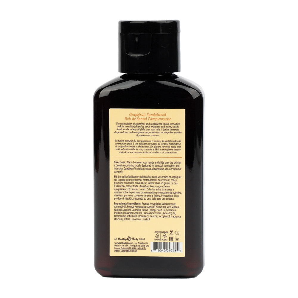 EB Hemp Seed Grapefruit Sandalwood Scented Massage Oil (60 ml) – Aromatic Massage Oil > Essentials > Massage Oil
