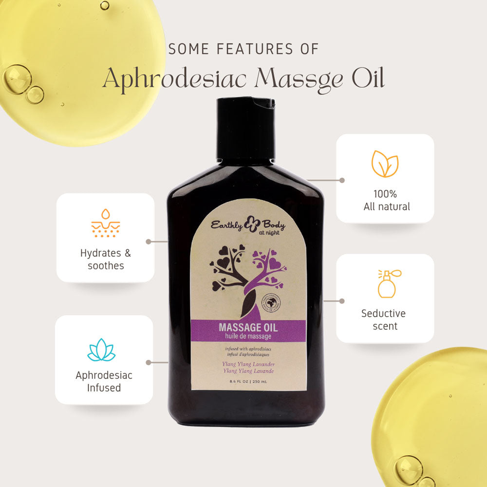 EB Hemp Seed Ylang Ylang Lavender Scented Massage Oil (60 ml) – Aromatic Massage Oil Massage Oil