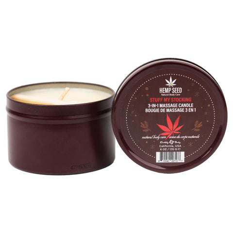 Hemp Seed 3-In-1 Massage Candle 170 g - Pomegranate & Brown Sugar Default Title Massage Candles