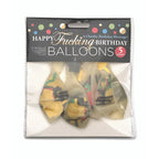 Happy Birthday Confetti Balloons Adult Party Decor > Novelties > Party Supplies