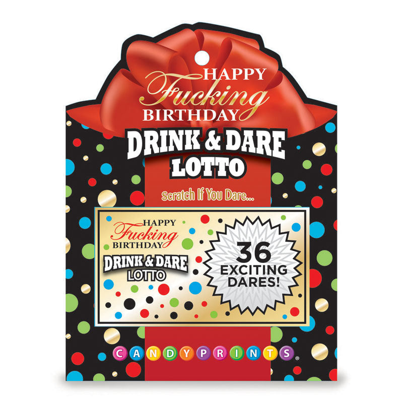 Happy Fucking Birthday Lotto – Party Game Drinking Game Default Title Party Supplies