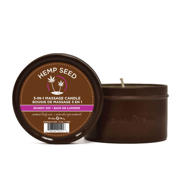 Hemp Seed 3-In-1 Massage Candle 170g Skinny Dip Vanilla & Fairy Floss > Candles > Massage