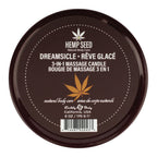 Hemp Seed 3-In-1 Massage Candle Dreamsicle 170 g Tangerine Plum > Candles > Massage