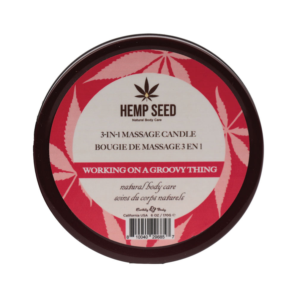 Hemp Seed 3 In 1 Massage Candle For Relaxation And Moisturization Massage Candles