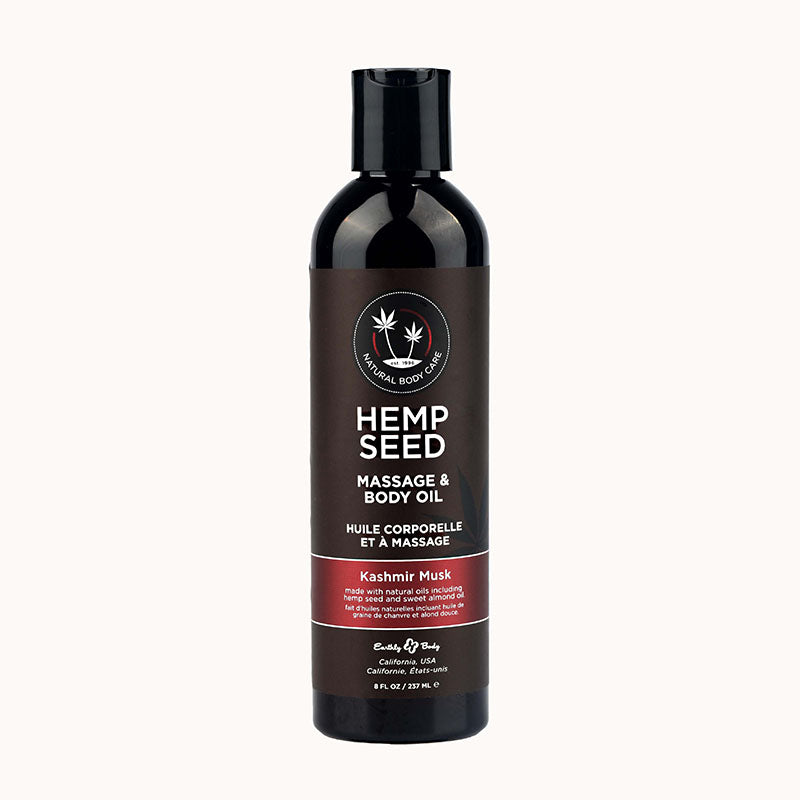 Hemp Seed Massage & Body Oil 237ml - Kashmir Musk Scented > Essentials > Massage Oil Main image