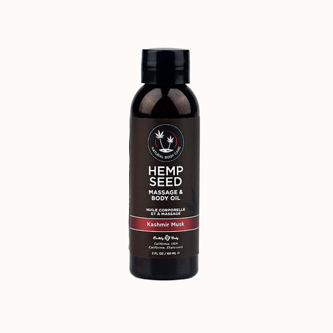 Hemp Seed Massage & Body Oil 59ml - Kashmir Musk Scented > Essentials > Massage Oil