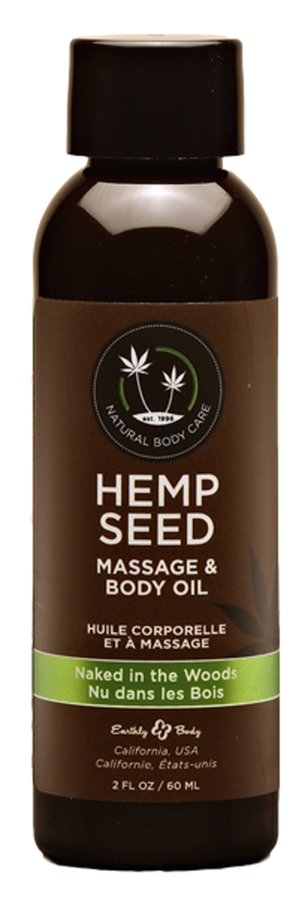 Hemp Seed Massage & Body Oil 59 ml - Naked In The Woods Scent Massage Oil