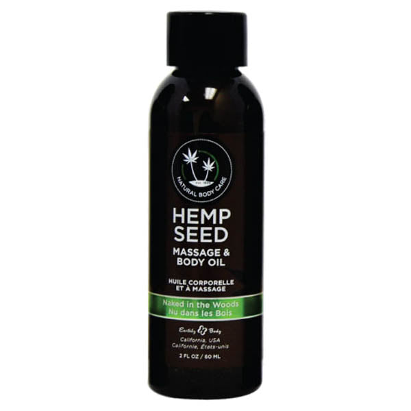 Hemp Seed Massage & Body Oil 59ml - Naked In The Woods Scent > Essentials > Massage Oil