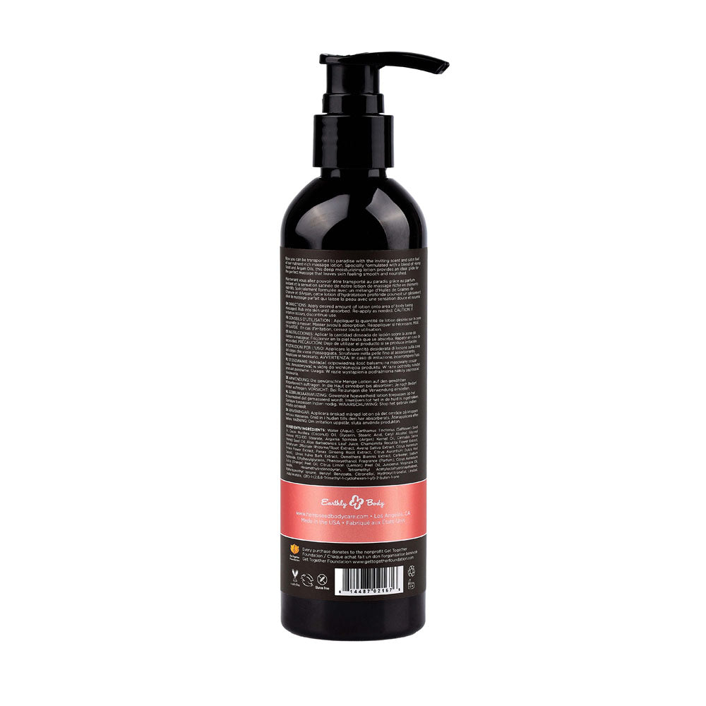Isle of You Hemp Seed Massage Lotion – Nourishing Massage Oil Bath & Body