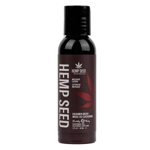 Hemp Seed Massage Lotion Kashmir Musk Scented 59 ml Bottle Massage Oil