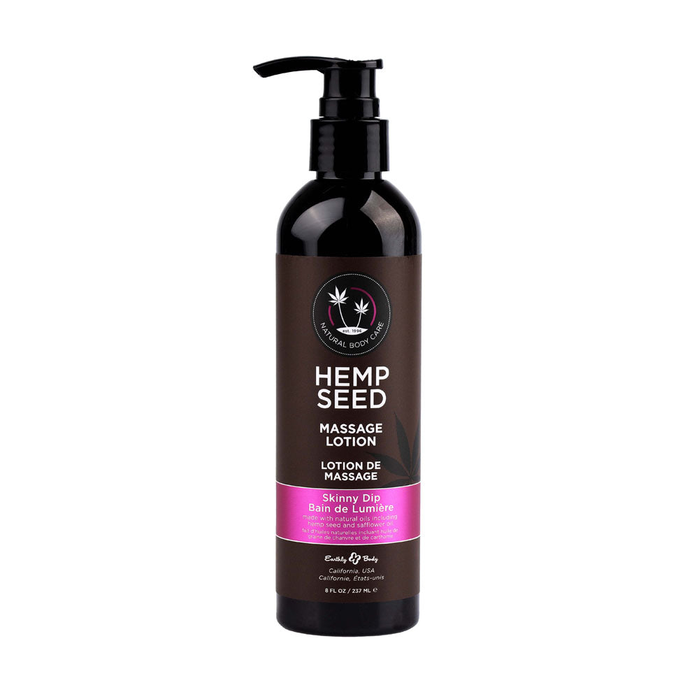 Hemp Seed Massage Lotion Skinny Dip Vanilla Fairy Floss 237ml White Massage Oil