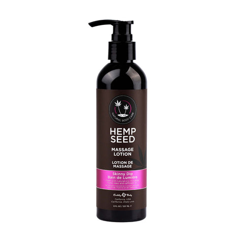 Hemp Seed Massage Lotion Skinny Dip Vanilla Fairy Floss 237ml White Massage Oil